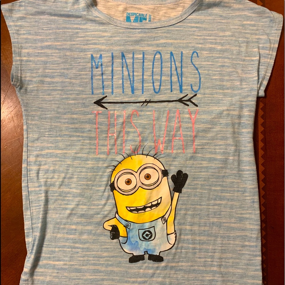 Cute Minions Child Shirt - lightweight